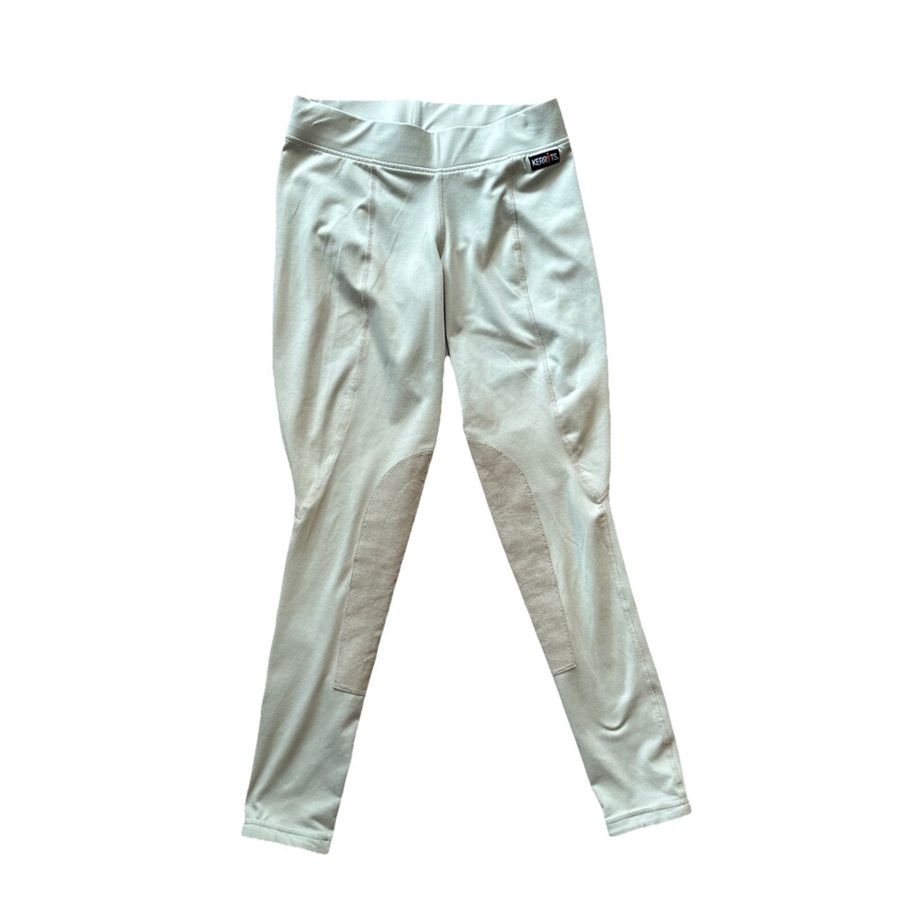 Kerrits Tan Full Seat Breeches Riding Pants Equestrian Horse Riding Womens sz M